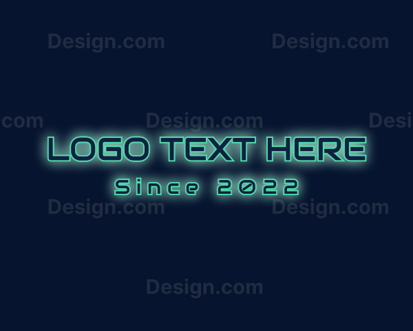 Gaming Laser Neon Logo
