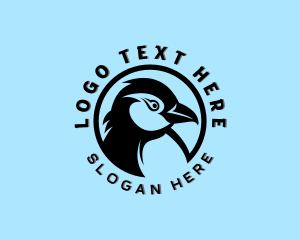 Animal Penguin Zoo Logo