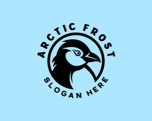 Animal Penguin Zoo logo design