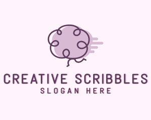 Fast Brain Doodle logo design