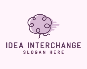 Fast Brain Doodle logo design