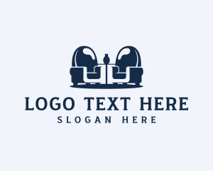 Living Room - Living Room Couch Seat logo design