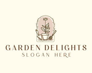 Garden Floral Landscaping logo design