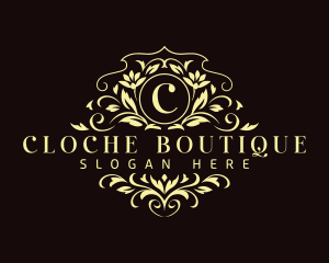 Floral Leaf Boutique logo design