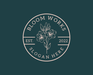 Blooming Flower Spa logo design