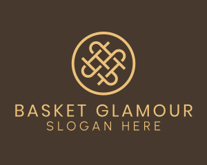 Elegant Interweave Basket logo