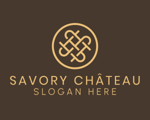 Elegant Interweave Basket logo design