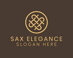 Elegant Interweave Basket logo design