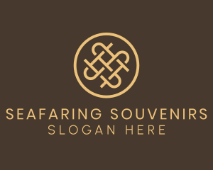 Elegant Interweave Basket logo design