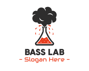 Volcano Science Lab logo design