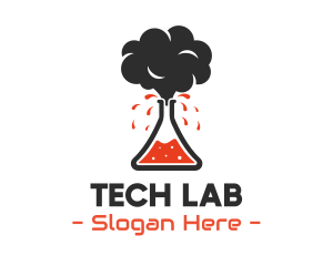 Volcano Science Lab logo design