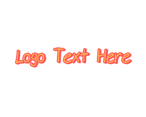 Font - Kid Marker Handwriting logo design