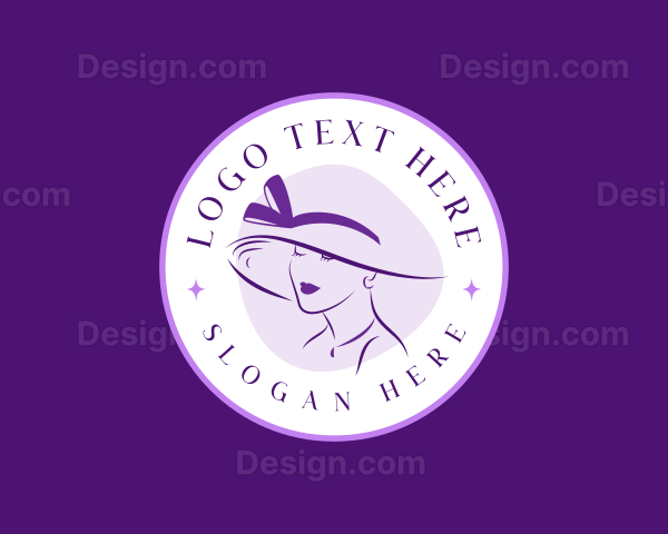 Beauty Fashion Hat Logo