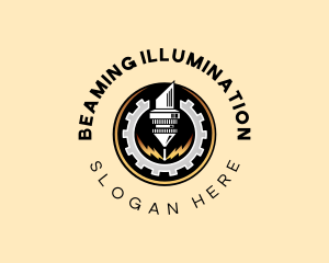 Industrial Laser Beam logo design