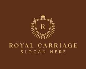 Royal Shield Hotel logo design