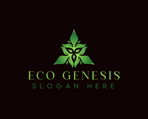 Natural Botanical Leaves logo design