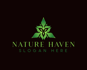 Natural Botanical Leaves logo design