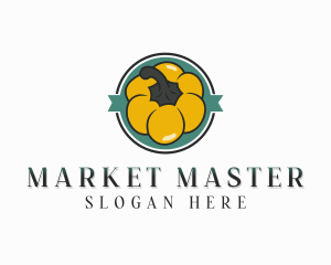 Pumpkin Farmers Market logo design