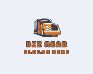 Cargo Truck Delivery logo design