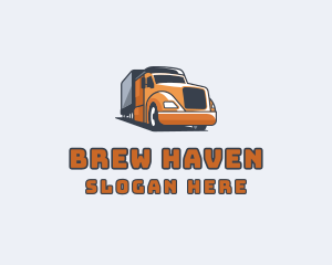 Cargo Truck Delivery logo design