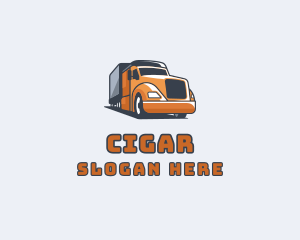 Cargo Truck Delivery logo design