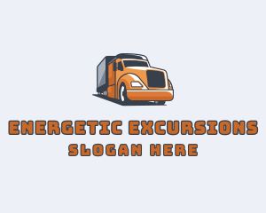 Cargo Truck Delivery logo design