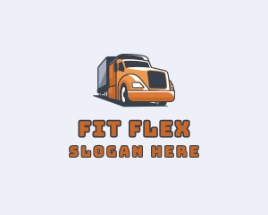 Cargo Truck Delivery logo design