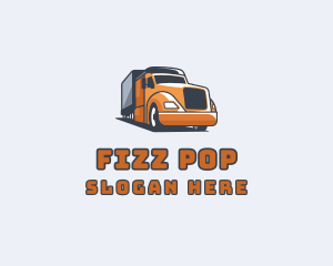 Cargo Truck Delivery logo design