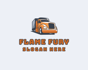 Cargo Truck Delivery logo design