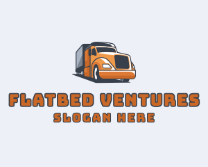 Cargo Truck Delivery logo design