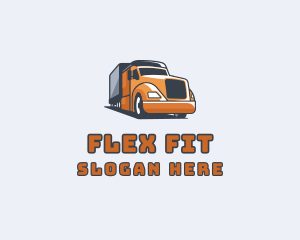 Cargo Truck Delivery logo design