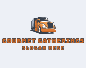 Cargo Truck Delivery logo design