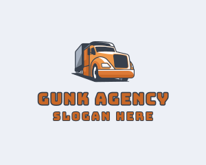 Cargo Truck Delivery logo design