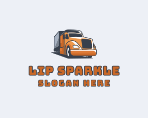 Cargo Truck Delivery logo design