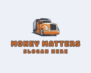 Cargo Truck Delivery logo design