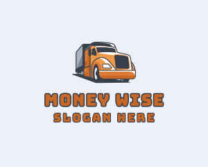 Cargo Truck Delivery logo design