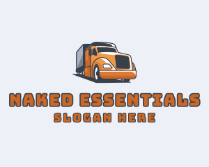 Cargo Truck Delivery logo design