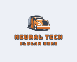 Cargo Truck Delivery logo design