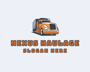 Cargo Truck Delivery logo design