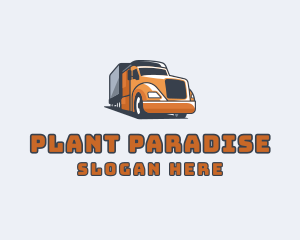 Cargo Truck Delivery logo design