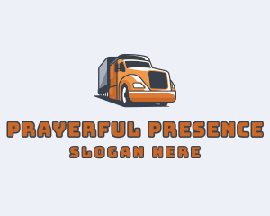 Cargo Truck Delivery logo design