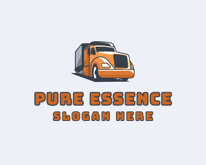 Cargo Truck Delivery logo design