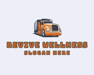 Cargo Truck Delivery logo design