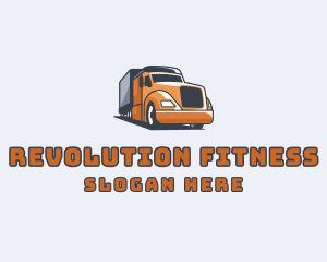 Cargo Truck Delivery logo design