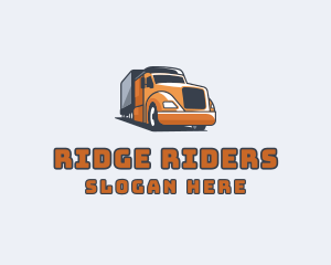 Cargo Truck Delivery logo design