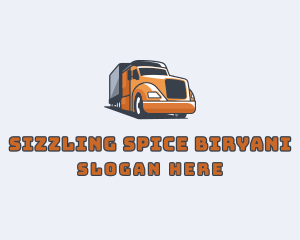 Cargo Truck Delivery logo design