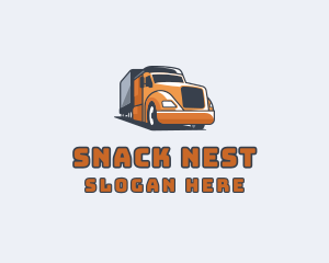 Cargo Truck Delivery logo design