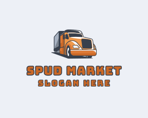 Cargo Truck Delivery logo design