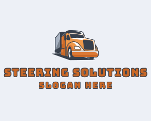 Cargo Truck Delivery logo design