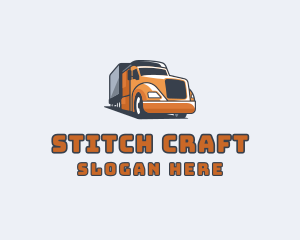 Cargo Truck Delivery logo design